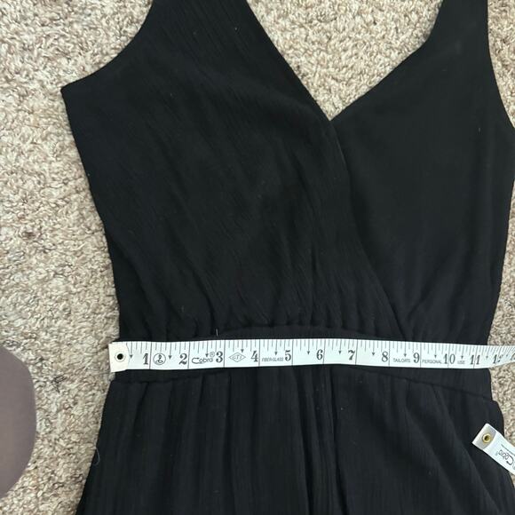 Lulus Lost in Paradise Black Maxi Dress V Neck Essential Strappy Sz S - Picture 11 of 13